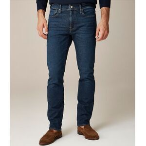 J. Crew Men's AW297 Size 32 Blue 770 Straight Fit Stretch Jeans NWT